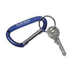 Vue CarabineKey mousqueton de couleur bleu| Krokrodeal