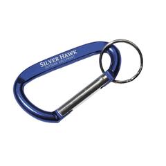 Vue CarabineKey mousqueton de couleur bleu| Krokrodeal