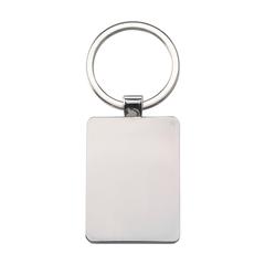 Vue Bamboo Key Rectangle porte-clés de couleur marron| Krokrodeal