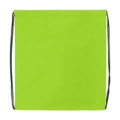 Vue Non-Woven PromoBag sac à dos de couleur vert| Krokrodeal