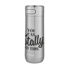 Vue Contigo® Luxe AUTOSEAL® 470 ml gobelet thermos de couleur gris| Krokrodeal