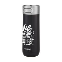 Vue Contigo® Luxe AUTOSEAL® 470 ml gobelet thermos de couleur noir| Krokrodeal