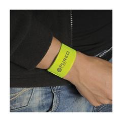 Vue SnapWrap brassard fluorescent de couleur jaune| Krokrodeal