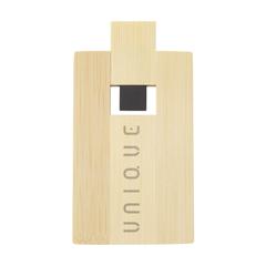 Vue CreditCard Bamboo clé USB 16 GB de couleur marron| Krokrodeal