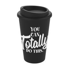 Vue Coffee Mug Premium 350 ml mug de couleur noir| Krokrodeal