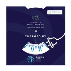 Vue Disque de stationnement et indicateur charge France de couleur -| Krokrodeal