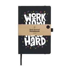 Vue Rock Ground Notebook bloc-notes de couleur noir| Krokrodeal