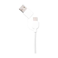 Vue Charging Cable RCS Recycled ABS-TPE câble de charge de couleur blanc| Krokrodeal