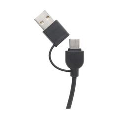 Vue Charging Cable RCS Recycled ABS-TPE câble de charge de couleur noir| Krokrodeal