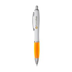 Vue Athos White stylo de couleur orange| Krokrodeal