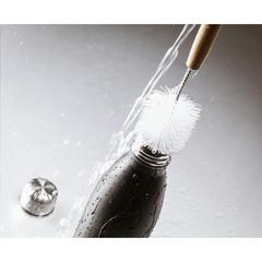Vue Bottle Brush brosse de nettoyager pour bouteilles de couleur marron| Krokrodeal