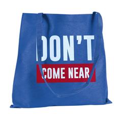 Vue Shopper sac shopping de couleur bleu| Krokrodeal
