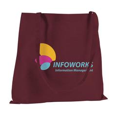 Vue Shopper sac shopping de couleur rouge| Krokrodeal