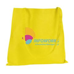 Vue Shopper sac shopping de couleur jaune| Krokrodeal