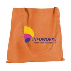 Vue Shopper sac shopping de couleur orange| Krokrodeal