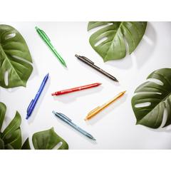 Vue BottlePen RPET stylo de couleur bleu| Krokrodeal