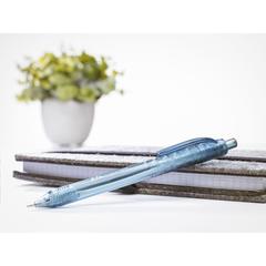 Vue BottlePen RPET stylo de couleur bleu| Krokrodeal
