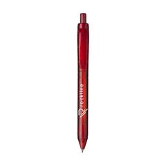 Vue BottlePen RPET stylo de couleur rouge| Krokrodeal