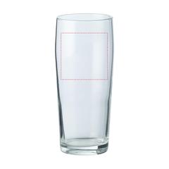 Vue Verre à bière 180 ml de couleur translucide| Krokrodeal