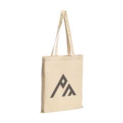 Vue Recycled Cotton Shopper (180 g/m²) sac shopping de couleur beige| Krokrodeal