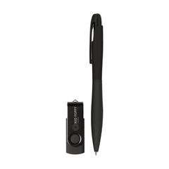 Vue USB Giftset coffret clé USB 4 GB en stock de couleur noir| Krokrodeal