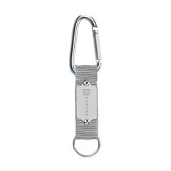 Vue KeyTex mousqueton de couleur gris| Krokrodeal