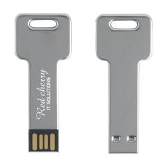 Vue Clé USB 64 GB de couleur gris| Krokrodeal