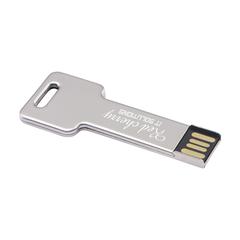 Vue Clé USB 64 GB de couleur gris| Krokrodeal