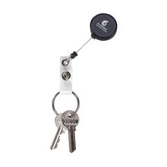 Vue BadgeClip porte-badge de couleur noir| Krokrodeal