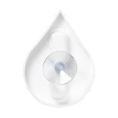 Vue ShowerTimer sablier de couleur blanc| Krokrodeal