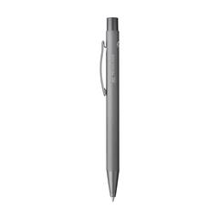 Vue Brady Soft Touch Recycled Alu stylo de couleur gris| Krokrodeal