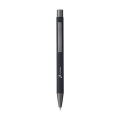 Vue Brady Soft Touch Recycled Alu stylo de couleur noir| Krokrodeal