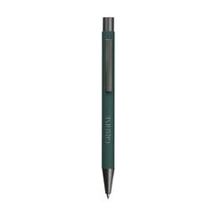 Vue Brady Soft Touch Recycled Alu stylo de couleur vert| Krokrodeal