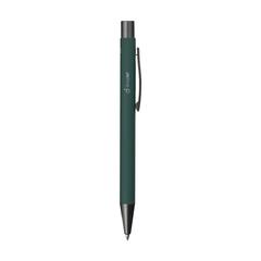 Vue Brady Soft Touch Recycled Alu stylo de couleur vert| Krokrodeal