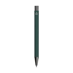 Vue Brady Soft Touch Recycled Alu stylo de couleur vert| Krokrodeal