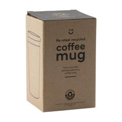 Vue Re-Steel RCS Recycled Coffee Mug 380 ml gobelet thermos de couleur blanc| Krokrodeal