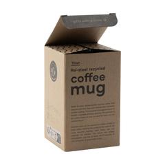 Vue Re-Steel RCS Recycled Coffee Mug 380 ml gobelet thermos de couleur blanc| Krokrodeal