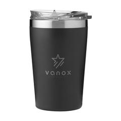 Vue Re-Steel RCS Recycled Coffee Mug 380 ml gobelet thermos de couleur noir| Krokrodeal