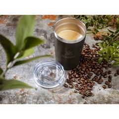 Vue Re-Steel RCS Recycled Coffee Mug 380 ml gobelet thermos de couleur noir| Krokrodeal