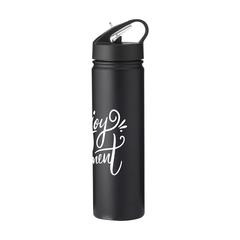 Vue Flask Recycled Bottle 500 ml bouteille thermos de couleur noir| Krokrodeal