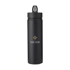 Vue Flask Recycled Bottle 500 ml bouteille thermos de couleur noir| Krokrodeal