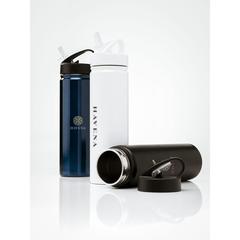 Vue Flask Recycled Bottle 500 ml bouteille thermos de couleur noir| Krokrodeal