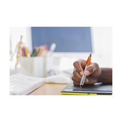 Vue Athos Touch stylo tactile de couleur orange| Krokrodeal