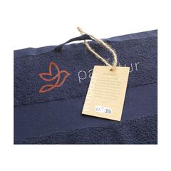 Vue Wooosh Towel GRS Recycle Cotton Mix 100x50 cm serviette de couleur bleu| Krokrodeal