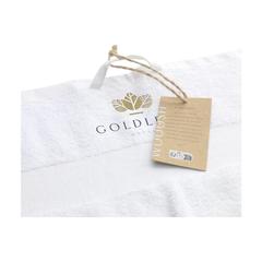 Vue Wooosh Bath Towel GRS Recycle Cotton Mix 140 x 70 cm de couleur blanc| Krokrodeal