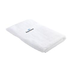 Vue Wooosh Bath Towel GRS Recycle Cotton Mix 140 x 70 cm de couleur blanc| Krokrodeal
