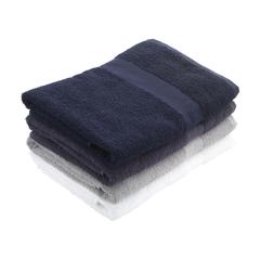 Vue Wooosh Bath Towel GRS Recycle Cotton Mix 140 x 70 cm de couleur blanc| Krokrodeal