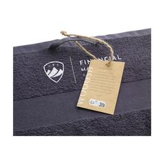 Vue Wooosh Bath Towel GRS Recycle Cotton Mix 140 x 70 cm de couleur gris| Krokrodeal