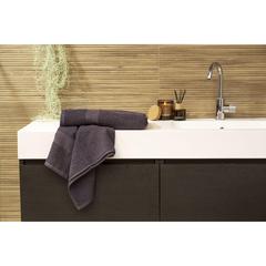 Vue Wooosh Bath Towel GRS Recycle Cotton Mix 140 x 70 cm de couleur gris| Krokrodeal