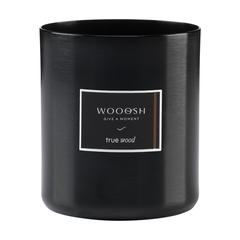 Vue Wooosh Scented Candle True Wood bougie parfumée de couleur noir| Krokrodeal
